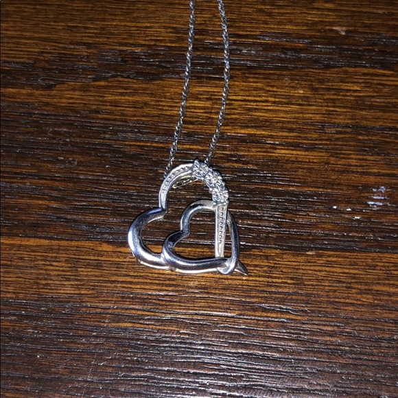 Kay Jewelers Diamond Accent Double Heart Necklace - Picture 2 of 11